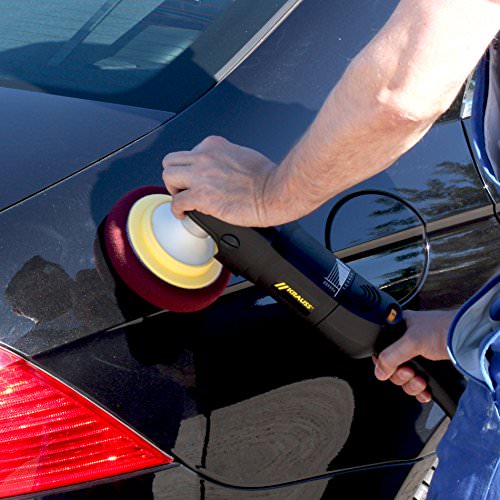 Auto Politur Wachs Arbeiter Hände Auftragen Schutzfolie Vor Dem Polieren  Polieren Und Polieren Auto Auto Detaillierung Mann Hält Ein Schleifer In  Der Hand Und Poliert Das Auto Stockfoto und mehr Bilder von