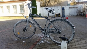 Fahrrad zu Hause waschen erlaubt