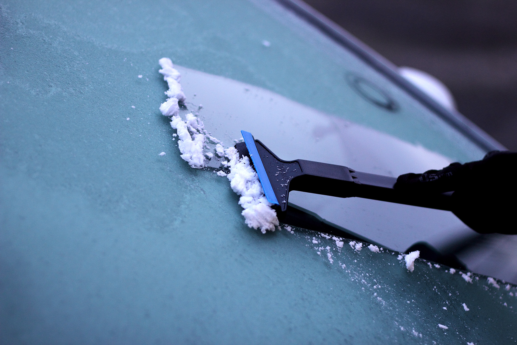 Eiskratzer Auto Messing Schneebesen Murska Eisschaber Schneebürste Bürste  420mm