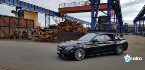 Mercedes AMG C63s Mülheim Hafen