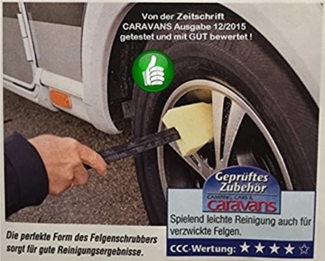 Der Original-Felgenschrubber® Felgenbürste Felgenreiniger - 4