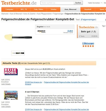 Der Original-Felgenschrubber® Felgenbürste Felgenreiniger - 9