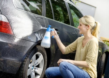 Gloria Drucksprüher Schaumsprüher FoamyClean 100 für KFZ,Fahrrad,Bad,Haushalt,Garten,Werkstatt, weiß - 3