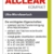 ALCLEAR 950002 Ultra-Microfaser Fenstertuch Scheibentuch 60x45 cm weiß (bekannt als 