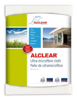 ALCLEAR 950002 Ultra-Microfaser Fenstertuch Scheibentuch 60x45 cm weiß (bekannt als "Das Wundertuch") - 1