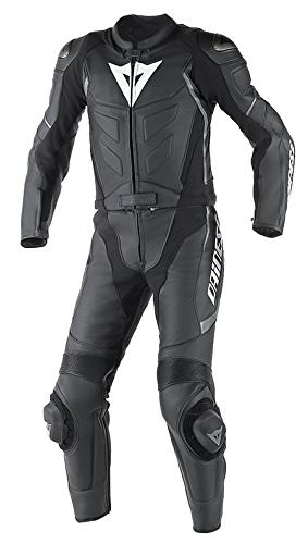 Dainese Motorrad Lederkombi Zweiteilig, Schwarz/Anthrazit, 58 - 2