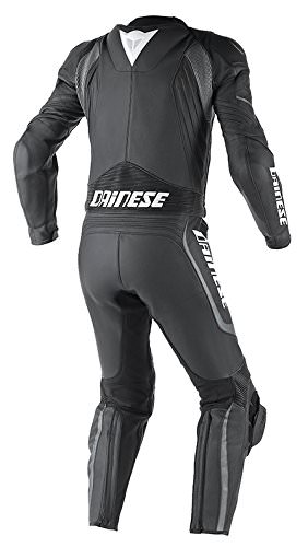 Dainese Motorrad Lederkombi Zweiteilig, Schwarz/Anthrazit, 58 - 1