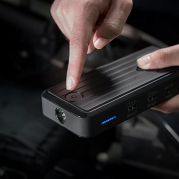 RAVPower Auto Starthilfe 500 A Spitzenstrom 12000mAh Batterie Ladegerät Tragbare USB Ladegerät Externer Akku - 3