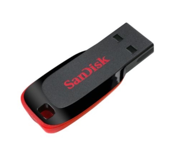 SanDisk Cruzer Blade USB-Flash-Laufwerk 128GB, USB 2.0 - 2
