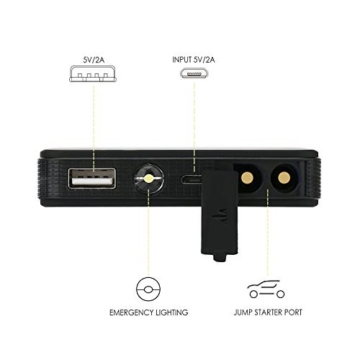 SNAN 6000mAh Auto Starthilfe 400A Spitzenstrom Tragbare Externer