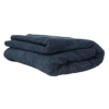 Chemical Guys Elegant Edgeless Microfiber Towel Black Poliertuch kratzfrei (130x76cm) -