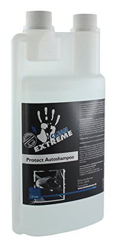 CLEANEXTREME Autoshampoo Konzentrat - 1 Liter - Strahlender Glanz und Konservierung. Auto Shampoo für die Autowäsche und Lackpflege - die perfekte Autoreinigung und Autopflege (mit Auto-Wachs) - 