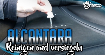 Alcantara reinigen und versiegeln