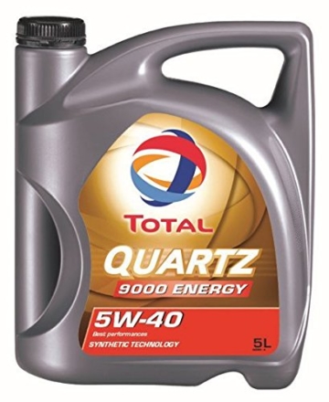 Total Motorenöl 5W-40 Quartz 9000 Energy, 5 Liter - 1