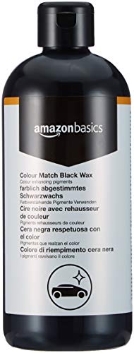 Amazon Basics - Wachs, für Autolacke mit der gleichen Farbe, Schwarz, 500 ml, Flasche mit Klappdeckel - 1