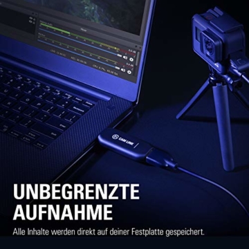 Corsair Elgato Cam Link 4K, Live-Streamen und Aufnehmen mit DSLR, Action Cam oder Camcorder in 1080p60 oder 4K bei 30 fps, HDMI Capture-Gerät, USB 3.0 - 7