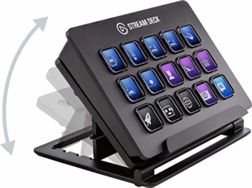 Corsair Elgato Stream Deck Live Content Creation Controller (mit personaliserbaren LCD-Tasten, einstellbaren Ständer, für Windows 10 und macOS 10.13) - 12