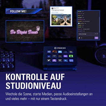 Corsair Elgato Stream Deck Live Content Creation Controller (mit personaliserbaren LCD-Tasten, einstellbaren Ständer, für Windows 10 und macOS 10.13) - 3