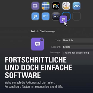 Corsair Elgato Stream Deck Live Content Creation Controller (mit personaliserbaren LCD-Tasten, einstellbaren Ständer, für Windows 10 und macOS 10.13) - 6