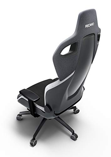 RECARO Exo Gaming Chair – Ergonomischer, höhenverstellbarer Stuhl für Gamer mit 4 Grundpositionen & Feinjustierung – Shadow Grey - 3