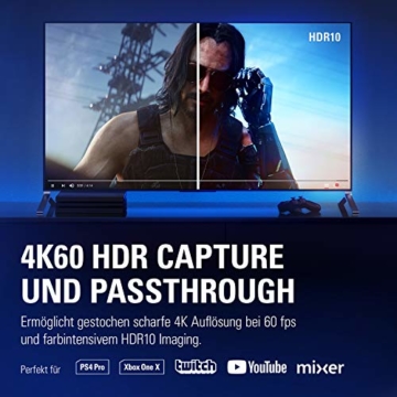 Corsair Elgato Game Capture 4K60 Pro MK.2 (4K60FPS HDR Capture, PCI x 4 (Intern) und Passthrough, PCIe Capture Card, Ultra-Low-Latency Technologie) - 3