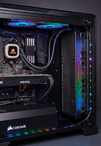 CORSAIR Hydro Series H150i PRO RGB CPU-Flüssigkeitskühlung (360-mm-Radiator, drei ML Series 120-mm-PWM-Lüfter, RGB-Beleuchtung und Lüfter, Intel 115x/2066 und AMD AM4 kompatibel) - 12