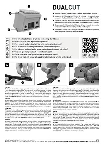 DUAL.CUT 727 Scheibenwischer-Nachschneider I Auto Scheibenwischer Schneider I Wischblätter Reparieren Schnell und Einfach I DIY Smart Repair und Autozubehör - 6