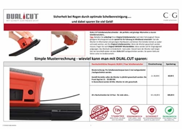 DUAL.CUT 727 Scheibenwischer-Nachschneider I Auto Scheibenwischer Schneider I Wischblätter Reparieren Schnell und Einfach I DIY Smart Repair und Autozubehör - 8