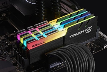 G.Skill Trident Z RGB 64GB DDR4 3600MHz Speichermodul - Speichermodule (64 GB, 4 x 16 GB, DDR4, 3600 MHz, Schwarz) - 5