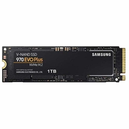 Samsung MZ-V7S1T0BW 970 EVO Plus 1 TB NVMe M.2 Interne SSD Schwarz - 1