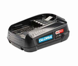 GLORIA 18 V 2.5 Ah BOSCH Akku - Power for all, Home and Garden Linie (für MultiJet 18V, WeedBrush li-on, MultiBrush li-on) - 1