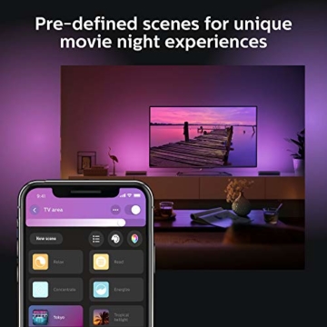 Philips Hue White and Color Ambiance Play Lightbar Doppelpack, dimmbar, bis zu 16 Millionen Farben, steuerbar via App, kompatibel mit Amazon Alexa, schwarz - 7