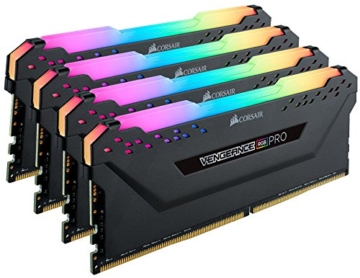 Corsair Vengeance RGB PRO 64GB (4x16GB) DDR4 3200MHz C16 XMP 2.0 Enthusiast RGB LED-Beleuchtung Speicherkit - schwarz - 2