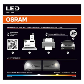 OSRAM NIGHT BREAKER H7-LED; bis zu 220 % mehr Helligkeit, erstes legales LED H7 Abblendlicht mit Straßenzulassung - 6