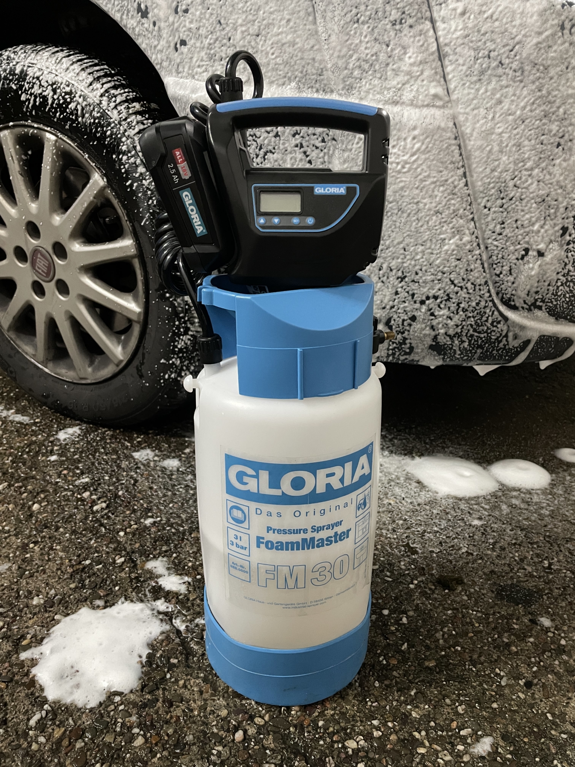 Gloria FM30 Akku Kompressor Test