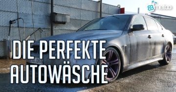 die perfekte auto wäsche