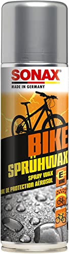 SONAX BIKE SprühWax (300 ml) lang anhaltende Versiegelung / Schutzschicht für Fahrräder & E-Bikes, schützt vor Witterungseinflüsse, Staub- & schmutzabweisend | Art-Nr. 08332000 - 1