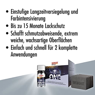 SONAX PROFILINE HybridCoating CC One (50 ml) Langzeitversiegelung, mehr Farbtiefe und weiche schmutzabweisende wachsartige Oberflächen, bis zu 15 Monaten Schutz | Art-Nr. 02670000 - 3