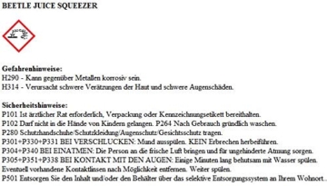 ADBL Insektenentferner Insektenreiniger Auto Beetle Juice Squeezer Insekten Entferner Reiniger Reinigung (1 Liter) - 5