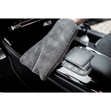detailmate Innenraumreiniger Set: Gyeon Leather Cleaner mild 500ml Mikrofaser Präzisionshandschuh 1000GSM - 8
