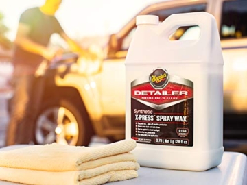Meguiar's D15601 Detailer Synthetic X-Press Spray Wax Sprühwachs, 3.78L - 4