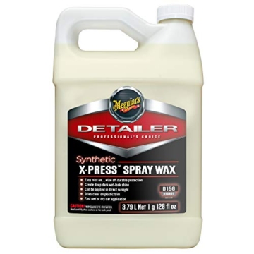 Meguiar's D15601 Detailer Synthetic X-Press Spray Wax Sprühwachs, 3.78L - 7