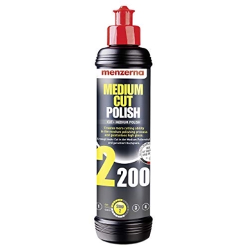 Menzerna Auto Polituren Set: Menzerna Heavy Cut Compound 1000 + Medium Cut Compound 2200 + Super Finish 3500 + MZ Wash Sachet + Power Lock Ultra Protection Sachet + 3x Mikrofasertuch 40x40cm - 3