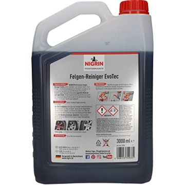 NIGRIN EvoTec Felgenreiniger, 3 Liter, selbstaktiver Reiniger für alle Felgen, säurefrei, mit Wirk-Indikator - 5