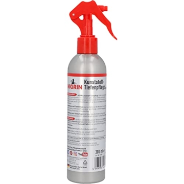 NIGRIN Kunststoff-Tiefenpflege, schützt alle Kunststoffe vor vorzeitiger Alterung, glänzend, 300 ml - 5