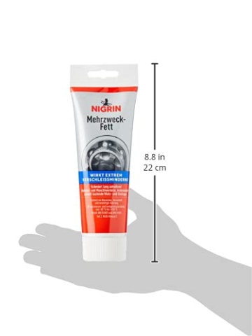 NIGRIN Mehrzweckfett, 250 ml Tube, schützt Motoren vor Korrosion und Alterung, temperaturbeständig - 4