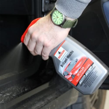 NIGRIN Performance Brillant-Wachs TURBO Auto Wachs, 500 ml Sprüh-Flasche, intensiviert Farben, bringt brillanten Hochglanz - 2