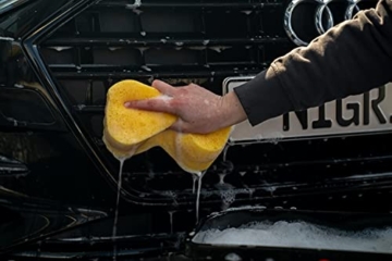 NIGRIN POWER Auto-Shampoo, entfernt auch starke Verschmutzungen, mit Grapefruit-Minze-Duft und Glanz-Booster, 1 Liter - 6