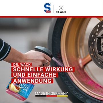 S100 Motorrad Felgenreiniger 500 ml I Premium Motorrad-Felgen-Reiniger für alle Motorräder I Hohe Ergiebigkeit & Reinigungswirkung I Hochwertige Motorradpflege – Made in Germany - 3