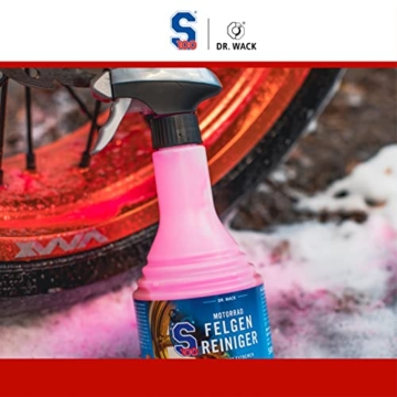 S100 Motorrad Felgenreiniger 500 ml I Premium Motorrad-Felgen-Reiniger für alle Motorräder I Hohe Ergiebigkeit & Reinigungswirkung I Hochwertige Motorradpflege – Made in Germany - 5